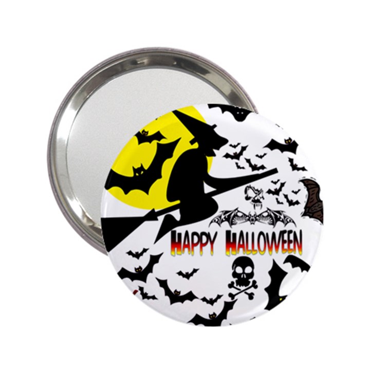 Happy Halloween Collage Handbag Mirror (2.25 )