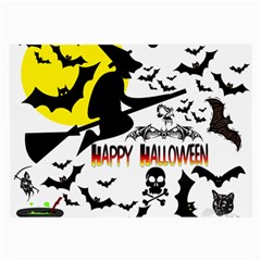 Happy Halloween Collage Glasses Cloth (large)