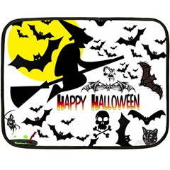 Happy Halloween Collage Mini Fleece Blanket (two Sided) by StuffOrSomething