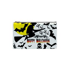 Happy Halloween Collage Cosmetic Bag (small)