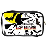 Happy Halloween Collage Travel Toiletry Bag (One Side) Front