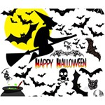 Happy Halloween Collage Deluxe Canvas 14  x 11  (Framed) 14  x 11  x 1.5  Stretched Canvas