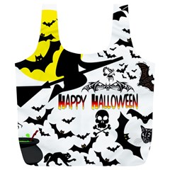 Happy Halloween Collage Reusable Bag (xl) by StuffOrSomething