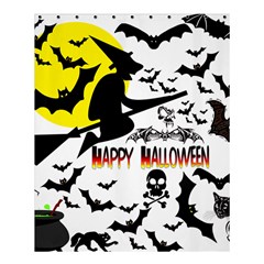 Happy Halloween Collage Shower Curtain 60  X 72  (medium) by StuffOrSomething