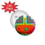 Crossroads Of Awakening, Abstract Rainbow Doorway  1.75  Button (100 pack) Front