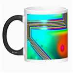 Crossroads Of Awakening, Abstract Rainbow Doorway  Morph Mug Left