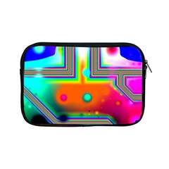 Crossroads Of Awakening, Abstract Rainbow Doorway  Apple Ipad Mini Zippered Sleeve by DianeClancy