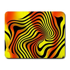 Colored Zebra Small Mouse Pad (rectangle)