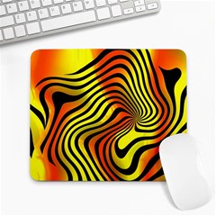 Colored Zebra Large Mouse Pad (rectangle)