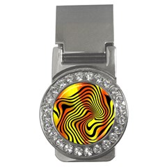 Colored Zebra Money Clip (cz) by Colorfulart23