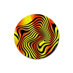 Colored Zebra Drink Coasters 4 Pack (round)