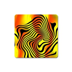 Colored Zebra Magnet (square)