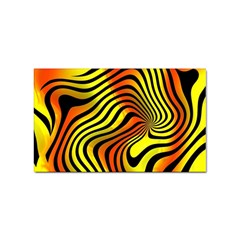 Colored Zebra Sticker 100 Pack (rectangle)