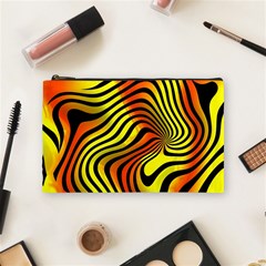 Colored Zebra Cosmetic Bag (medium)