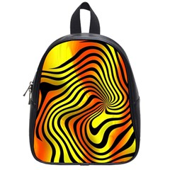 Colored Zebra School Bag (small)