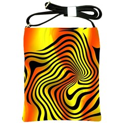 Colored Zebra Shoulder Sling Bag