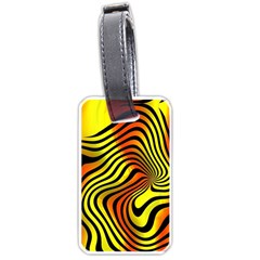 Colored Zebra Luggage Tag (one Side)