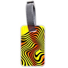 Colored Zebra Luggage Tag (two Sides)