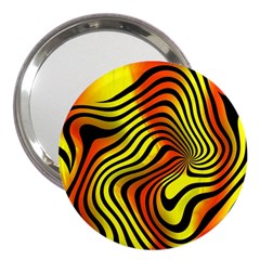 Colored Zebra 3  Handbag Mirror by Colorfulart23