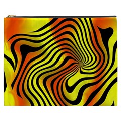 Colored Zebra Cosmetic Bag (xxxl)