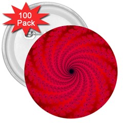 Fracrtal 3  Button (100 Pack)