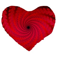 Fracrtal 19  Premium Heart Shape Cushion