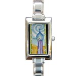 Air Rectangular Italian Charm Watch Front