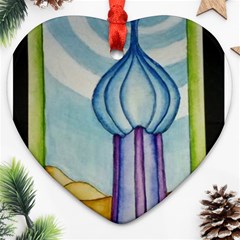 Air Heart Ornament (two Sides) by MidnightBlueFrog