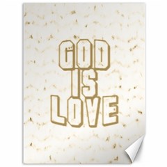 God Is Love Gold1 Canvas 36  X 48  (unframed)