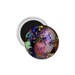 Artistic Confusion Of Brain Fog 1 75  Button Magnet