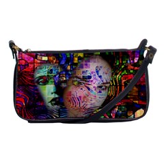 Artistic Confusion Of Brain Fog Evening Bag by FunWithFibro