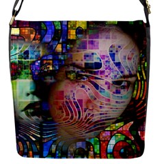 Artistic Confusion Of Brain Fog Flap Closure Messenger Bag (small)