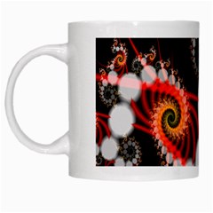 Mysterious Dance In Orange, Gold, White In Joy White Coffee Mug