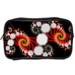 Mysterious Dance In Orange, Gold, White In Joy Travel Toiletry Bag (Two Sides) Back