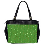 Christmas bloom Oversize Office Handbag (Two Sides) Back