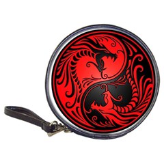 Yin Yang Dragons Red And Black Cd Wallet by JeffBartels