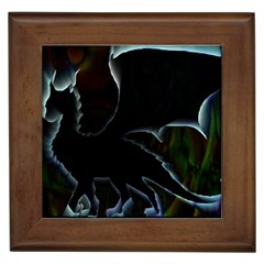 Dragon Aura Framed Ceramic Tile