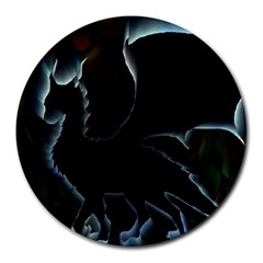 Dragon Aura 8  Mouse Pad (round) by StuffOrSomething