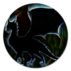 Dragon Aura Magnet 5  (round) by StuffOrSomething