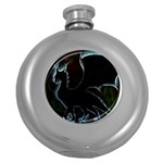 Dragon Aura Hip Flask (Round) Front