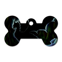 Dragon Aura Dog Tag Bone (two Sided)