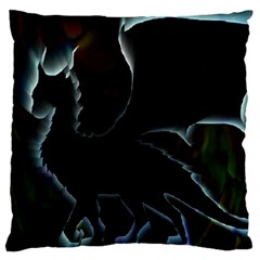 Dragon Aura Large Cushion Case (two Sided) 