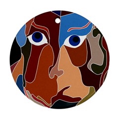 Abstract God Round Ornament