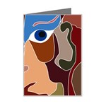 Abstract God Mini Greeting Card Left