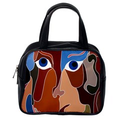 Abstract God Classic Handbag (one Side) by AlfredFoxArt