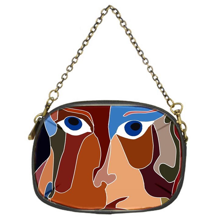 Abstract God Chain Purse (One Side)