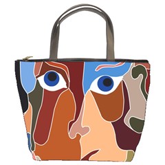 Abstract God Bucket Handbag by AlfredFoxArt