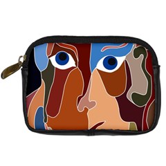 Abstract God Digital Camera Leather Case by AlfredFoxArt