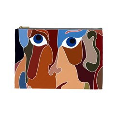 Abstract God Cosmetic Bag (large) by AlfredFoxArt