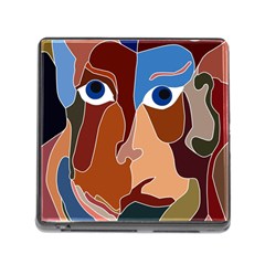 Abstract God Memory Card Reader With Storage (square) by AlfredFoxArt